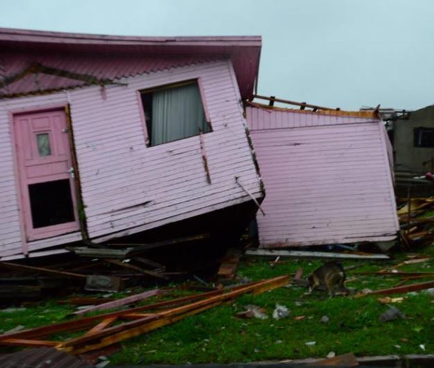 São Francisco de Paula foi atingida por tornado, diz MetSul