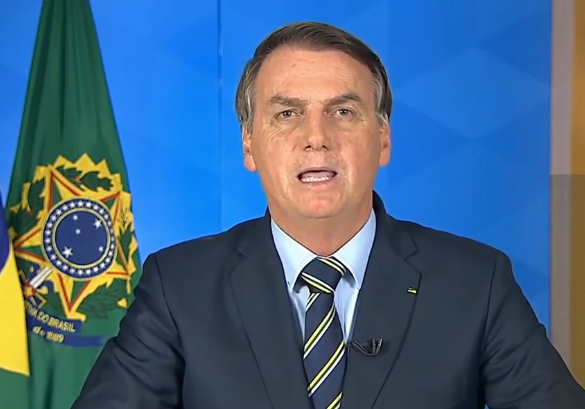 Em pronunciamento, Bolsonaro defende o fim do confinamento em massa