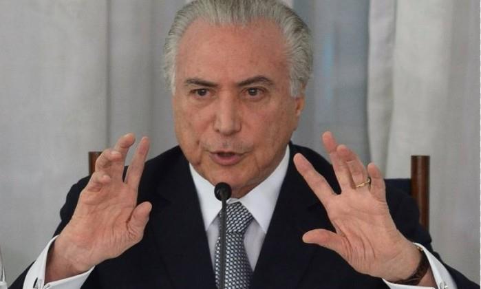 Confiança na economia voltou, diz Temer