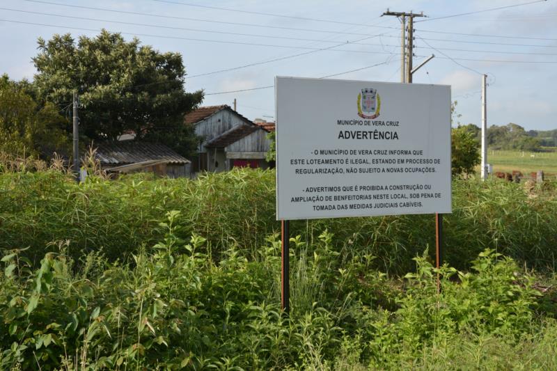 Construções irregulares em loteamentos clandestinos serão demolidas em Vera Cruz