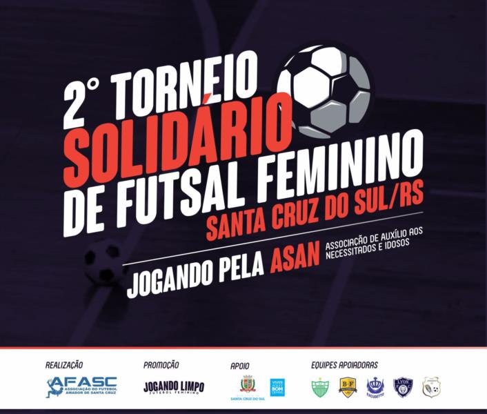 Segundo Torneio Solidário de Futsal Feminino ocorre neste domingo