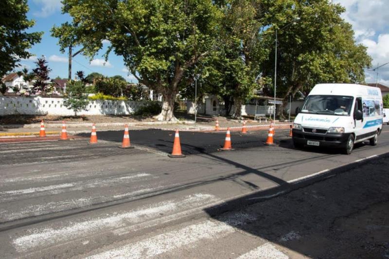 Prefeitura de Santa Cruz faz travessia elevada no Bairro Aliança