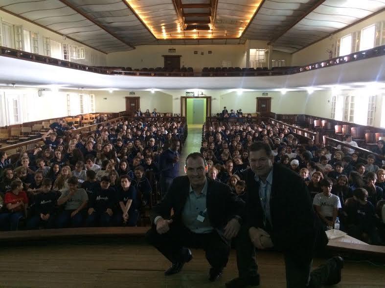 Presidente da Câmara de Santa Cruz palestra sobre política para os alunos do São Luís