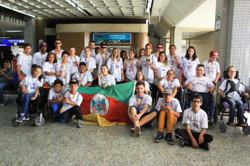 Estado conquista recorde de medalhas nas Paraolimpíadas Escolares