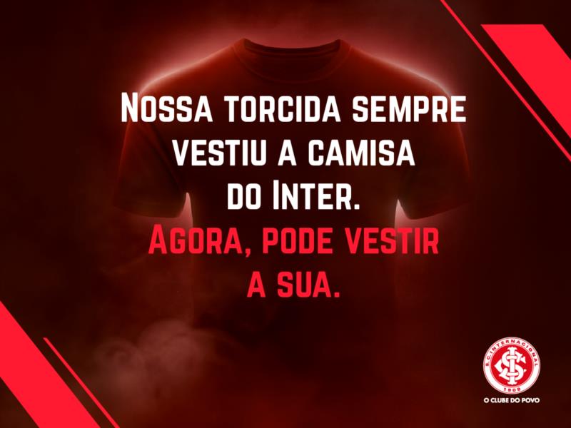 Inter lança concurso criativo para torcedor desenhar camisa