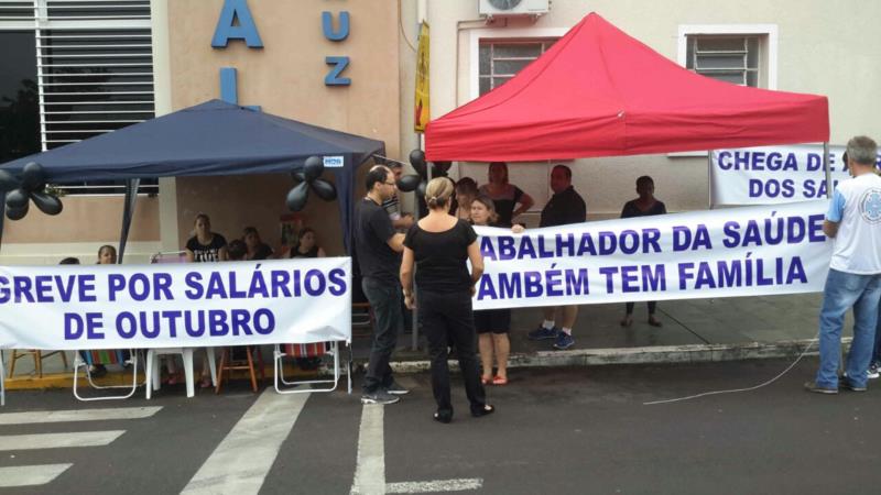 Funcionários do Hospital Vera Cruz paralisam as atividades nesta segunda-feira