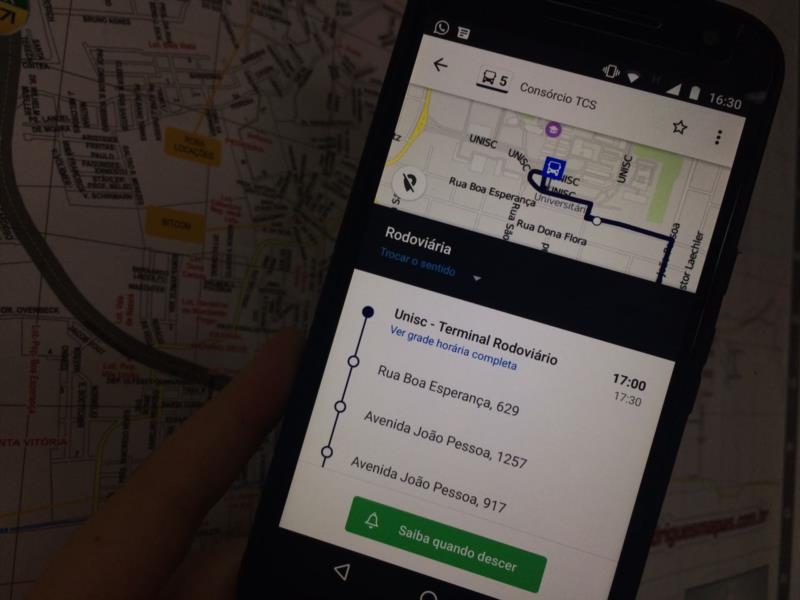 Usuários de transporte coletivo urbano contam com aplicativo