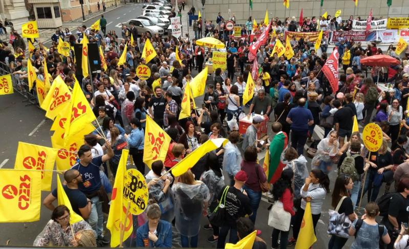 Dia terá protesto dos professores em Santa Cruz