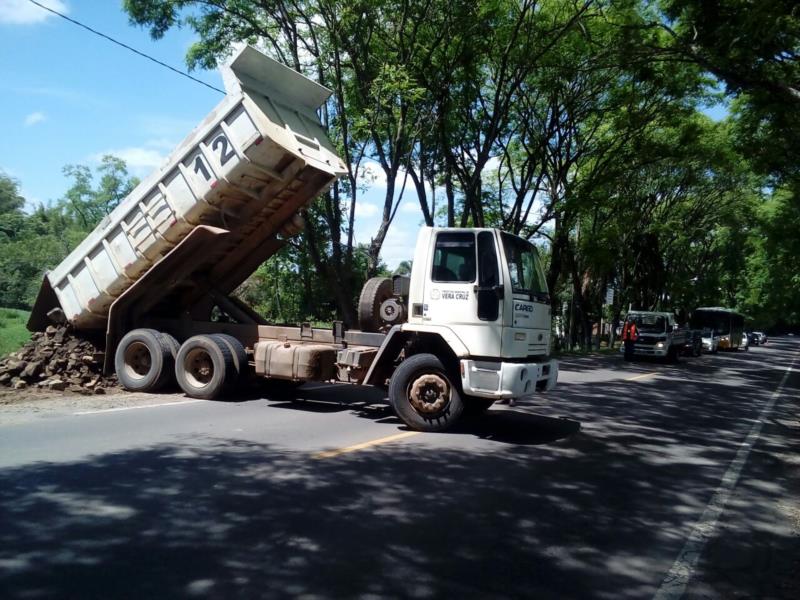 ERS-409 tem pontos bloqueados no Bom Jesus