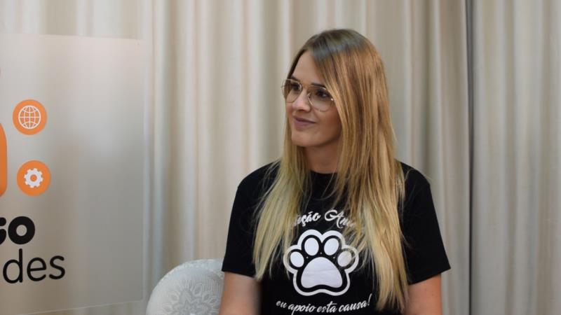 “Essa semana é uma homenagem a todos os animais. Eles merecem respeito e uma vida digna”, diz Bruna Molz