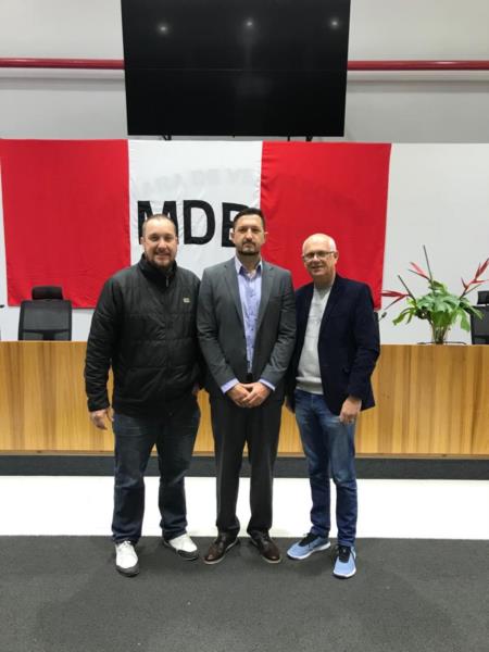 Alex Knak assume a presidência do MDB Municipal