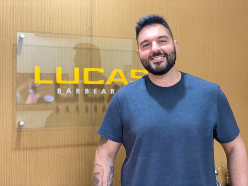 Lucas Barbearia está em novo endereço