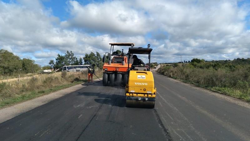 Obras na RSC-471 estão em fase final