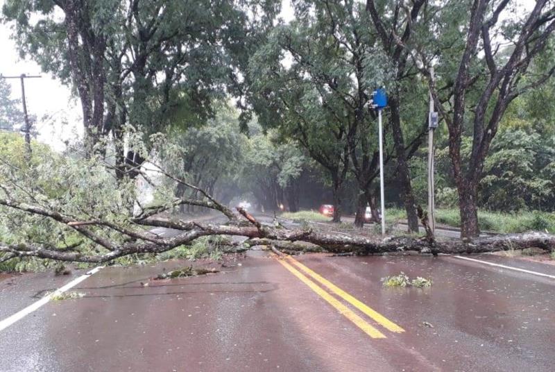 Vera Cruz registra vento forte e queda de granizo