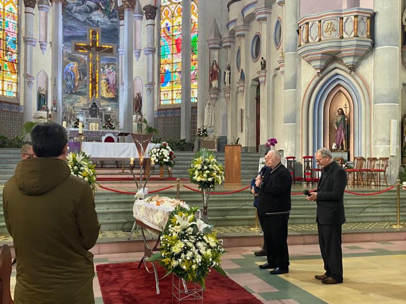 Inicia velório de Dom Sinésio na Catedral São João Batista