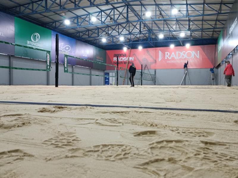 Arena Radson de Beach Tennis União Corinthians inaugura no fim do mês em Santa Cruz