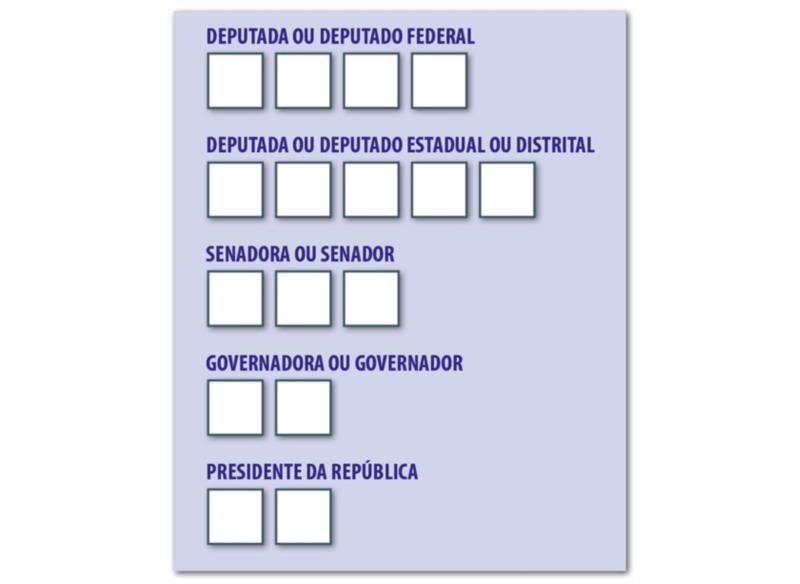 Você já fez a sua colinha? Sabe os números dos seus candidatos? Consulte;