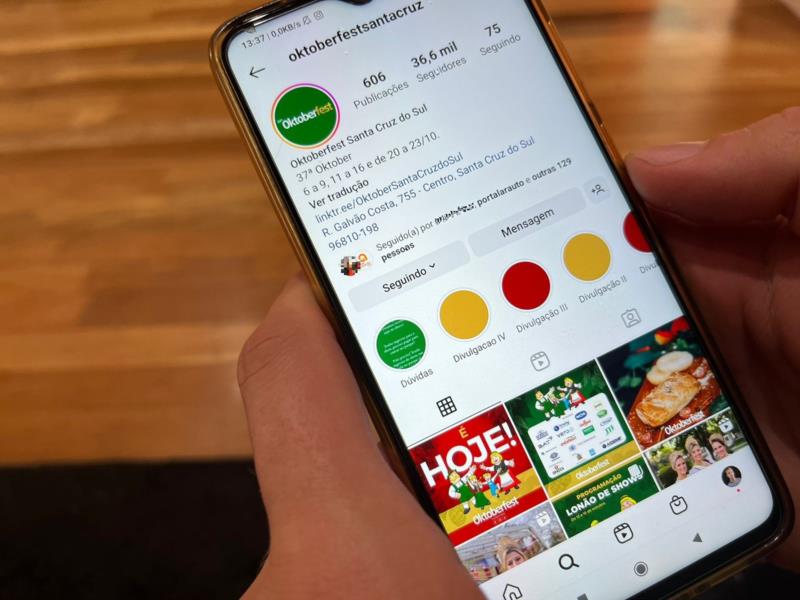 Oktoberfest reforça divulgação nas redes sociais; veja as publicações