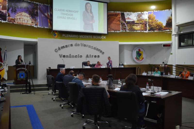 Câmara de Vereadores de Venâncio Aires realiza sessão extraordinária