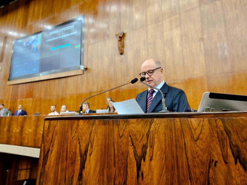 Importância da proteína animal é tema de discurso de Airton Artus na Assembleia Legislativa