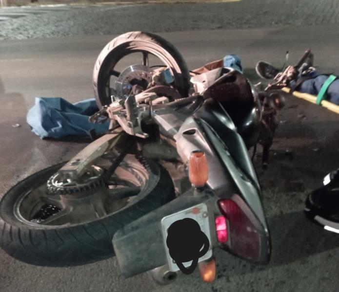 Motociclista fica ferido em acidente no Bairro Gressler