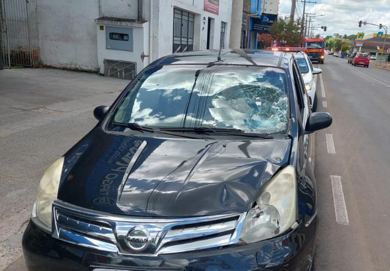 Colisão deixa motociclista ferido em Venâncio Aires