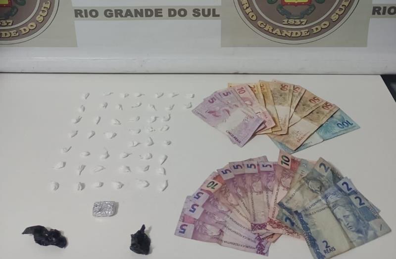 Homem de 27 anos é preso com cocaína em Rio Pardo