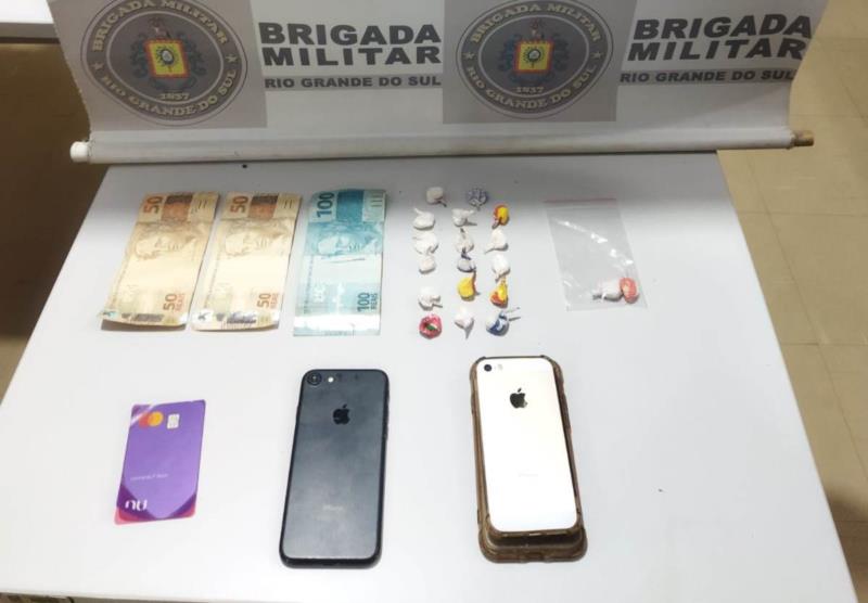 Brigada Militar apreende menor por tráfico de drogas