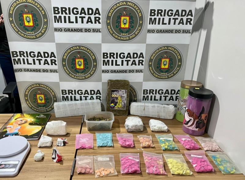 Com quase mil comprimidos de ecstasy, mulher é presa em Venâncio Aires