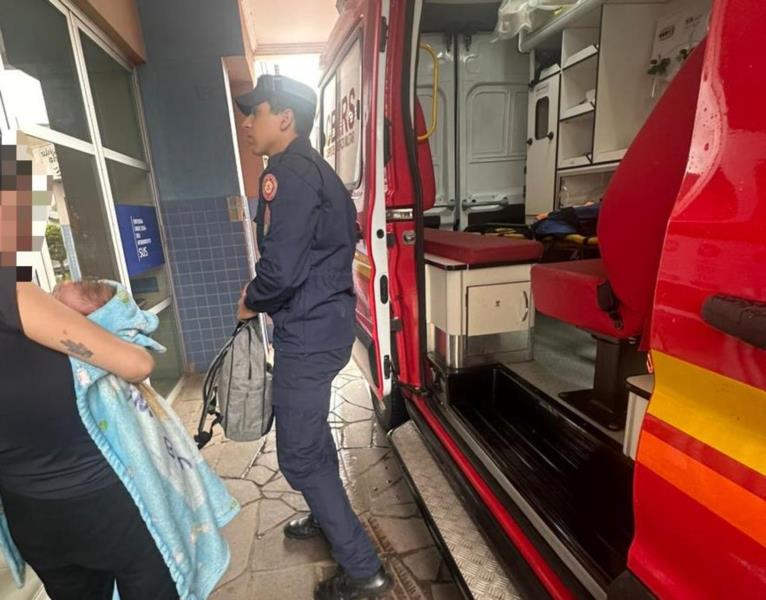 Corpo de Bombeiros de Venâncio Aires salva bebê engasgado com leite