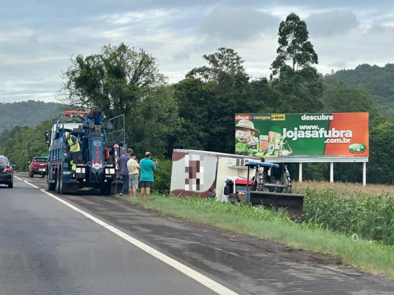 Saída de pista é registrada na RSC-287