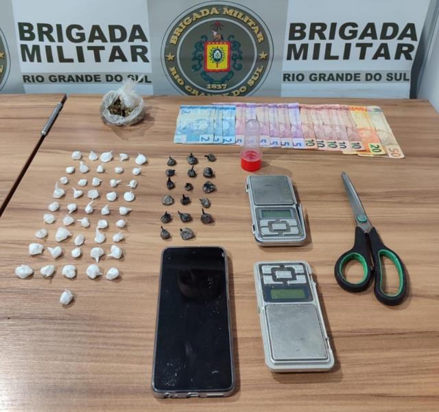 Jovem é preso por tráfico de drogas após fuga em Venâncio Aires