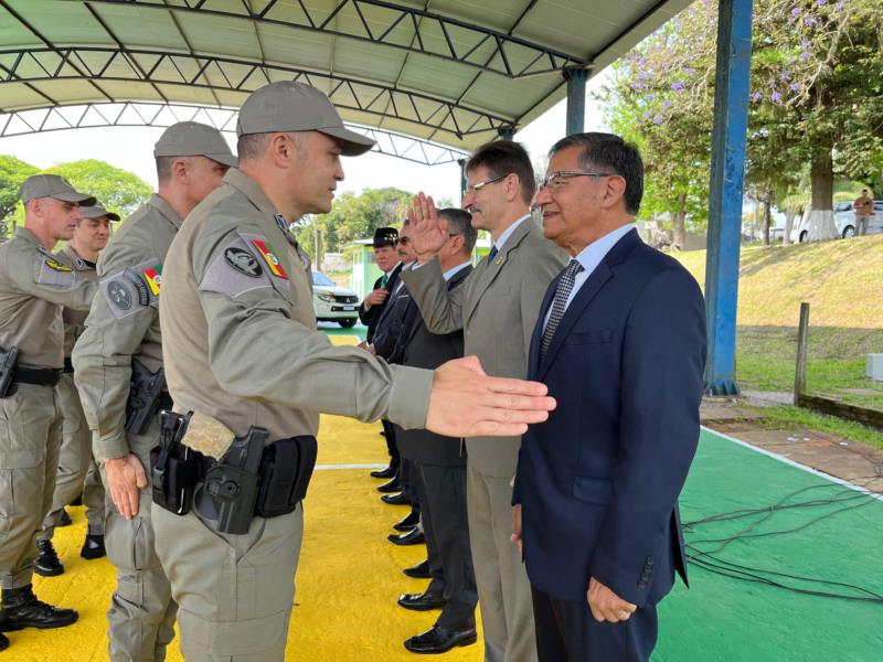 Policiais da Reserva Altiva da Brigada Militar são homenageados em solenidade