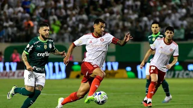 Inter joga mal e é goleado pelo Palmeiras em Barueri