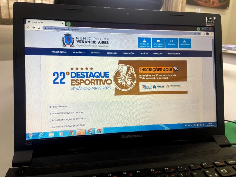 Inscrições para o 22º Destaque Esportivo de Venâncio Aires encerram na sexta-feira