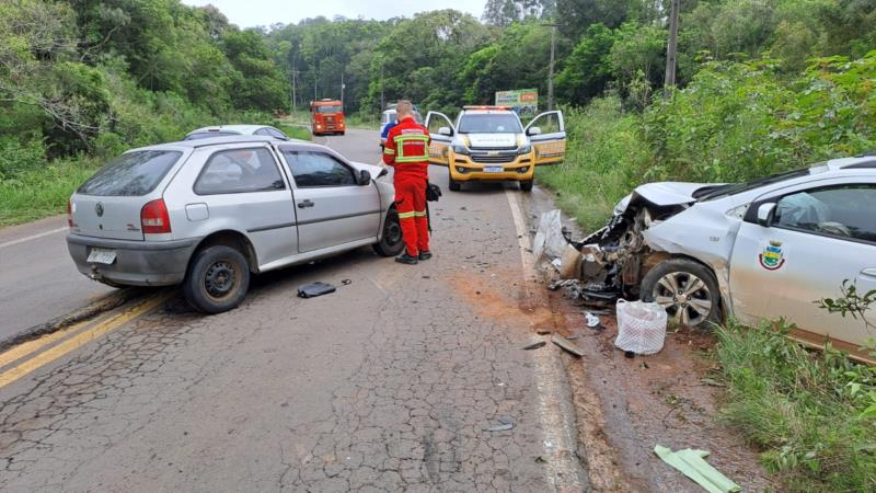 Acidente em Vale Verde deixa uma mulher gravemente ferida