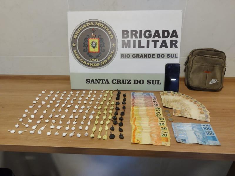 Quase 150 buchas de cocaína são apreendidas em Santa Cruz