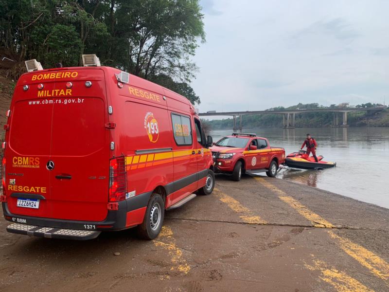 Corpo de Bombeiros de Lajeado realiza buscas por homem desaparecido