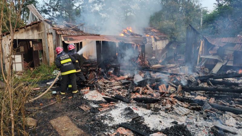 Incêndio volta a atingir residência no interior de Candelária