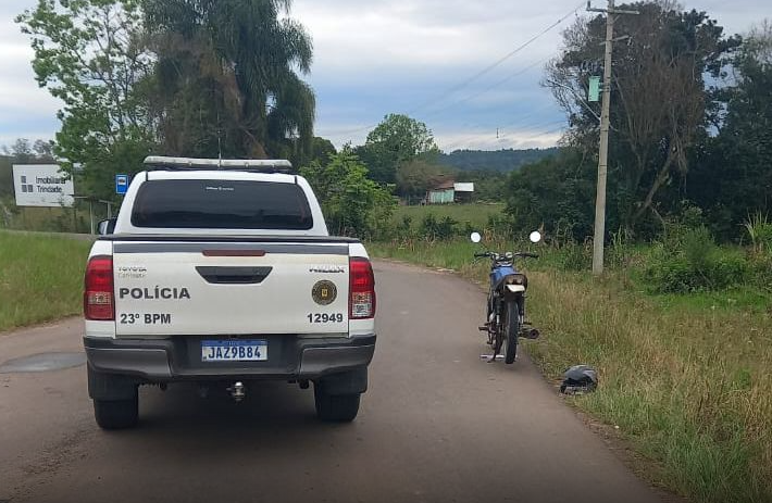 Moto furtada em fevereiro é recuperada pela Brigada Militar de Venâncio Aires