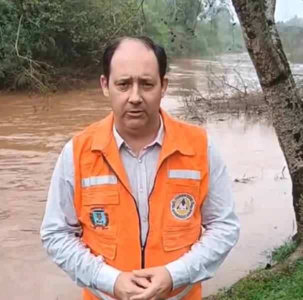 Prefeito alerta para inundação em Vila Mariante: “No meio da madrugada ou no início da manhã”