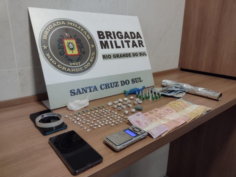 Homem é preso vendendo entorpecentes em Santa Cruz