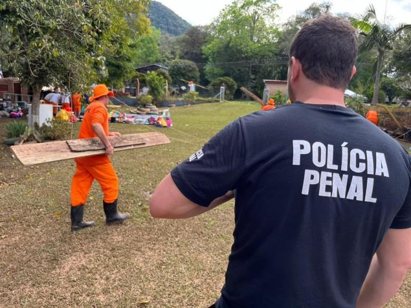 Susepe disponibiliza mão de obra prisional para auxiliar municípios atingidos pela enchente