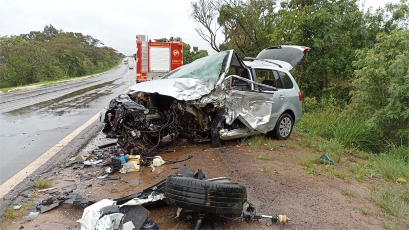 Colisão frontal deixa uma pessoa morta em Cachoeira do Sul