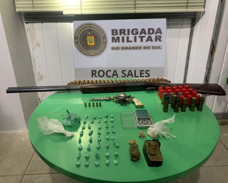 Brigada Militar prende suspeito de furto em casas e creches de Roca Sales