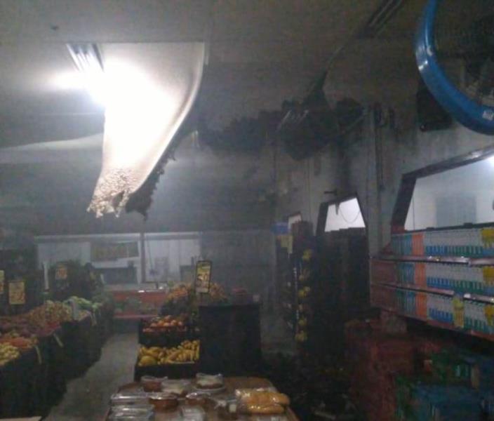 Princípio de incêndio é registrado em supermercado de Venâncio Aires