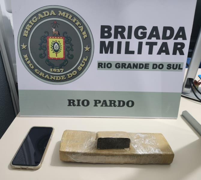 Homem é preso com um quilo de maconha em Rio Pardo