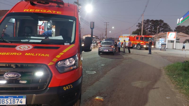 Batida entre dois carros deixa homem ferido em Venâncio Aires