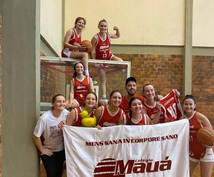 Equipe feminina de basquete do Colégio Mauá garante vaga nos Jogos Escolares da Juventude