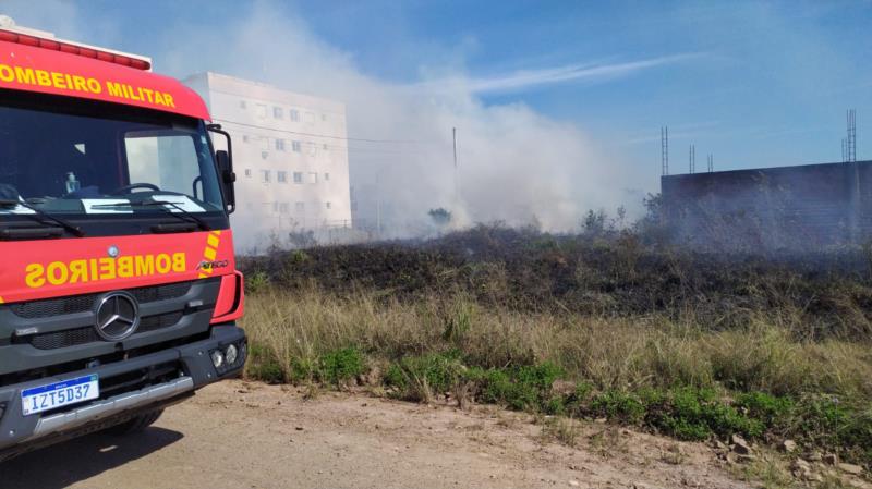 Incêndios em vegetações mobilizam Corpo de Bombeiros de Venâncio Aires